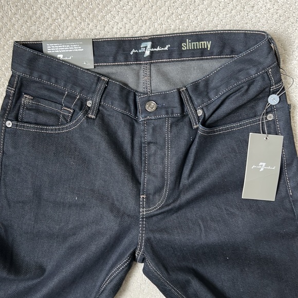Slimmy 7 for all Mankind Jeans NWT - Picture 2 of 4